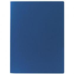 Папка на 4 кольцах Staff, 25 мм, до 120 листов, 0,5 мм, синяя