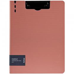 Папка-планшет с зажимом Instinct, A4, фламинго/черный