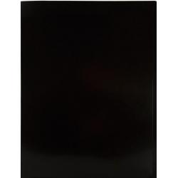 Папка с металлическим зажимом Бюрократ. Black&White, цвет черный, белый, A4, арт. BWPZ08CBLCK