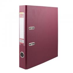 Папка-регистратор Silwerhof, цвет бордовый, A4, 50 мм, арт. 355020-27