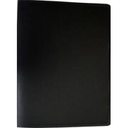 Папка с металлическим зажимом A4 пластиковая черная (PZ05CBLCK)