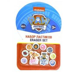 Набор ластиков Paw Patrol, 10 штук, арт. PPGS-UA1-ER-BL10