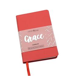 Книга для записей Grace. Коралловый, А6-, 80 листов, клетка в точку