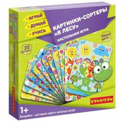 Настольная игра Bondibon Картинки-сортеры. В лесу