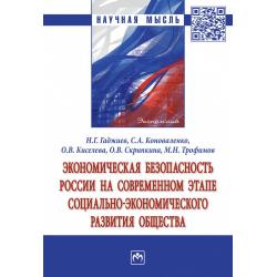 Экономическая безопасность России на современном этапе социально-экономического развития общества