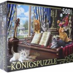 Puzzle-500. Котята на рояле