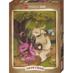 Puzzle-1500 Ку-ку, оркестр. Zozoville