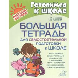 Большая тетрадь для самостоятельной подготовки к школе