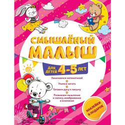 Смышлёный малыш для детей 4-5 лет (с наклейками)