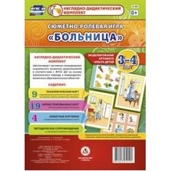 Сюжетно-ролевая игра Больница. Моделирование игрового опыта детей 3-4 лет. ФГОС ДО