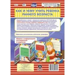 Как и чему учить ребенка раннего возраста. Ширмы с информацией для родителей и педагогов. ФГОС ДО