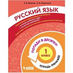 Русский язык. 1 класс. Тетрадь-тренажер