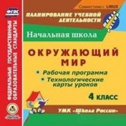 CD-ROM. Окружающий мир. 4 класс. Рабочая программа и технологические карты уроков по УМК Школа России. ФГОС