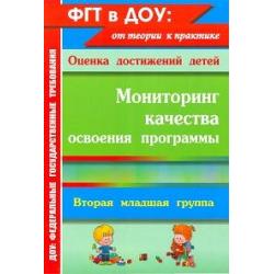 Мониторинг качества освоения программы. Вторая младшая группа